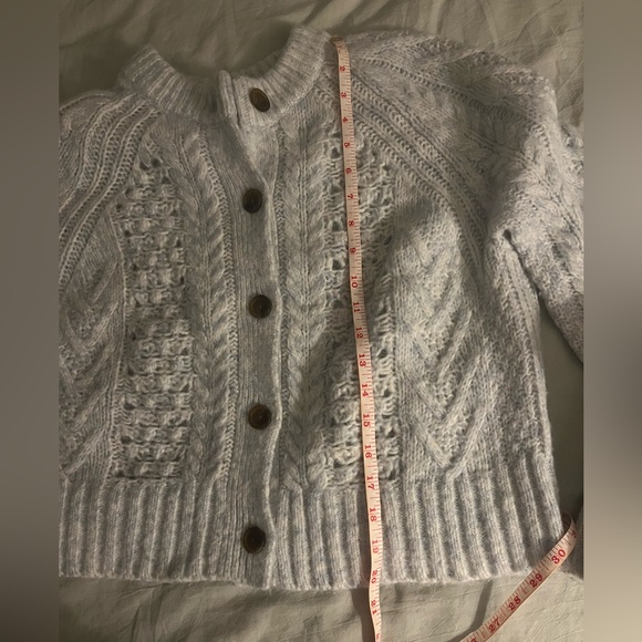 whiteheron Everlane cloud fisherman knit cardigan - Picture 7 of 8